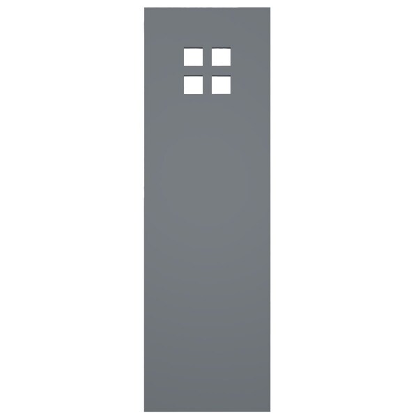 Ekena Millwork True Fit PVC San Antonio Mission Style Fixed Mount Shutters, Ocean Swell, 15W x 78H, PR - TFP001ST15X078CH