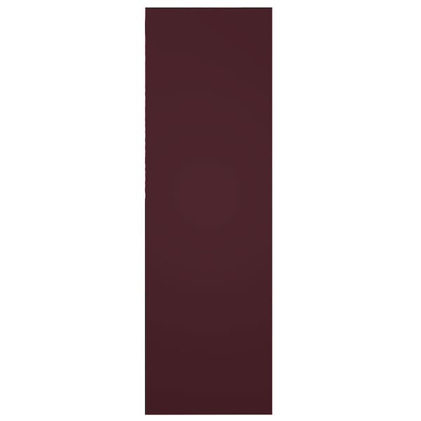 Ekena Millwork True Fit PVC San Miguel Mission Style Fixed Mount Shutters, Wine Red, 15W x 45H, PR - TFP001SM15X045WR