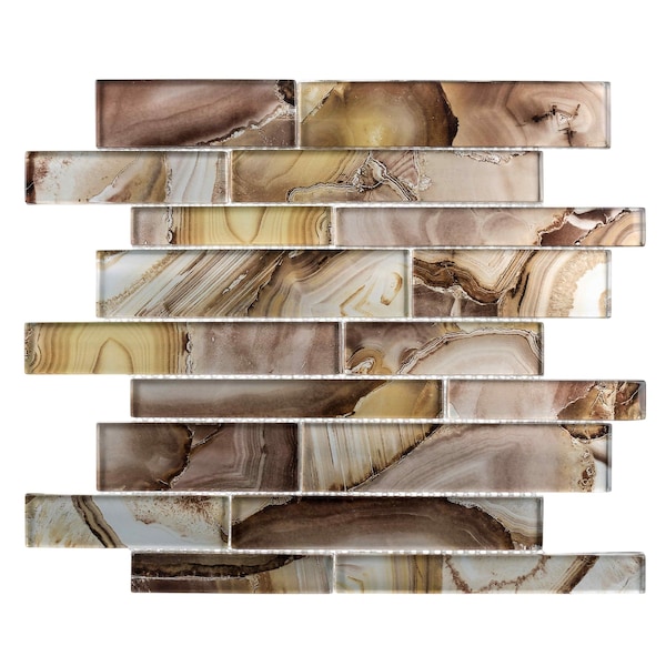Andova Tiles SAMPLE Myst Glass Mosaic Tile - SAM-ANDMYS240