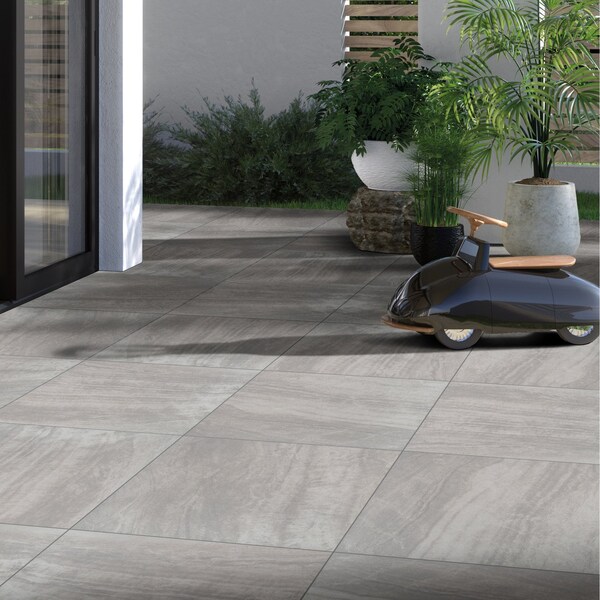 Msi Praia Grey Sample Matte Porcelain Paver Tile - ZOR-LSC-0206-SAM