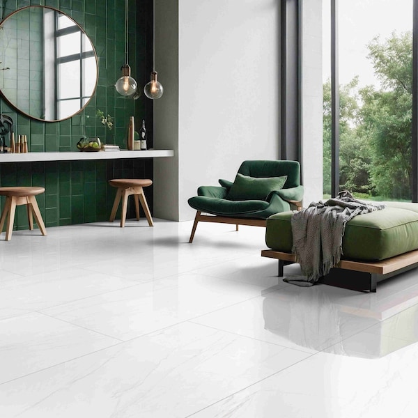 Msi Kaya Zermatta Blanca 24in X 48in Polished Porcelain Floor And Wall Tile, 2PK - ZOR-PT-0893