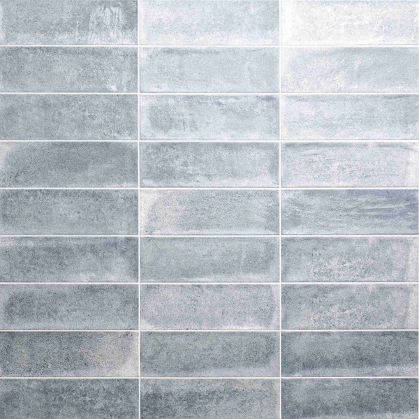 Msi Clayhaven Mirage Sky 4 in. X 12 in. Matte Porcelain Subway Wall Tile, 34PK - ZOR-PT-0826