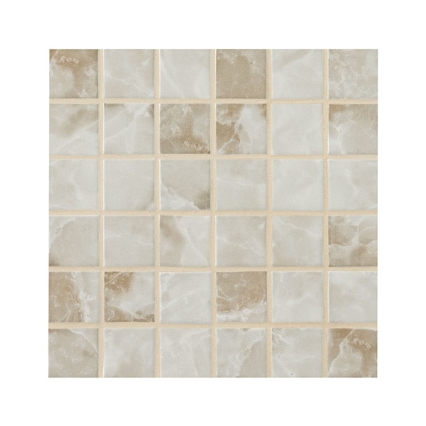 Msi Terra Onyx Sample Matte Porcelain Mesh Mounted Mosaic Tile - ZOR-MD-0598-SAM