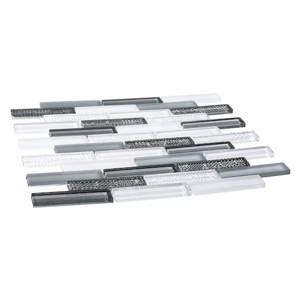 Andova Tiles ANDOVA TILES North 1" W x 4" L Glass Mosaic Wall Tile - ANDNOR497