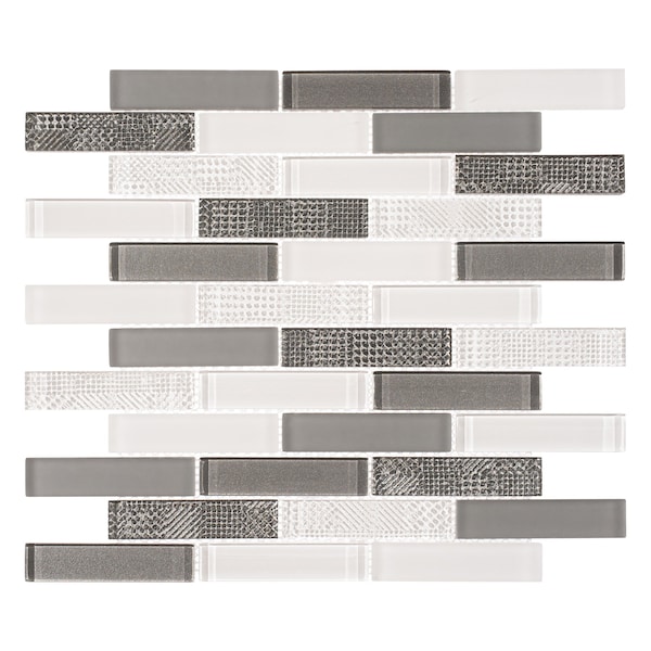 Andova Tiles ANDOVA TILES North 1" W x 4" L Glass Mosaic Wall Tile - ANDNOR497