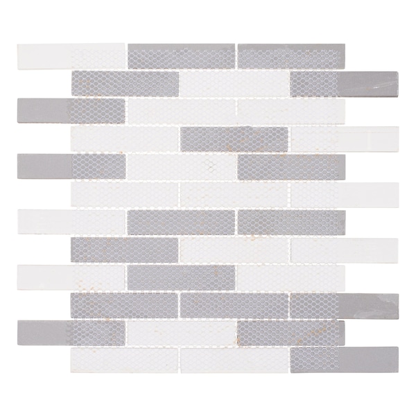 Andova Tiles ANDOVA TILES North 1" W x 4" L Glass Mosaic Wall Tile - ANDNOR497