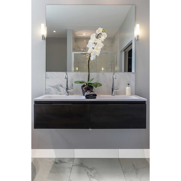 Msi White Matte SAMPLE Porcelain Bullnose Tile Trim In White Matte - ZOR-PT-TR-0100-SAM
