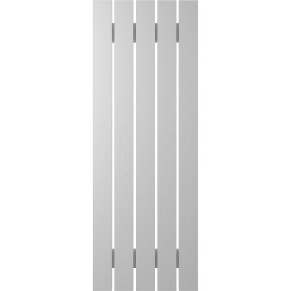 Ekena Millwork Americraft 5-Board (2 Batten) Exterior Real Wood Spaced Board-n-Batten Shutters, ARW101SB519X69PRH - ARW101SB519X69PRH
