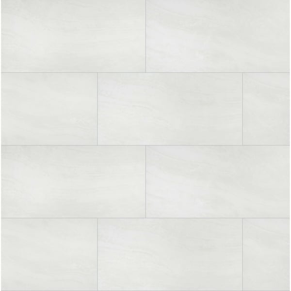 Msi Pietra White 24 In. X 24 In. Matte Porcelain Floor And Wall Tile, 8PK - ZOR-PT-0582
