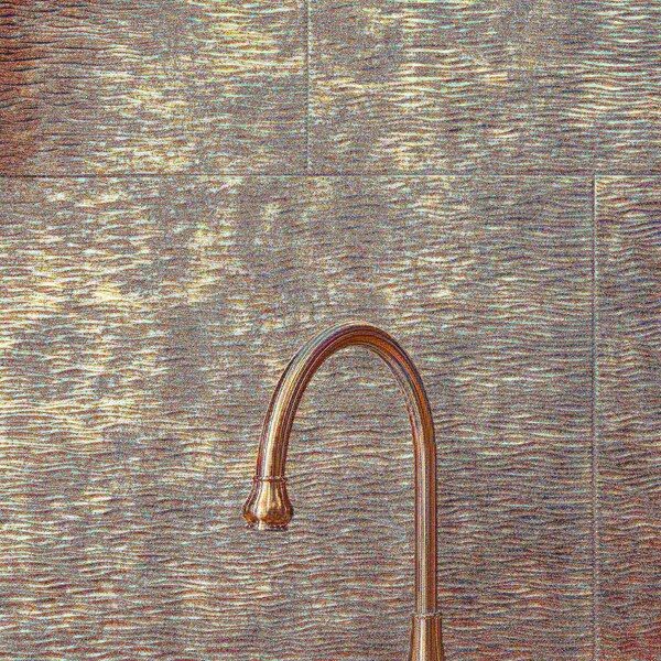 Fasade Fasade 18in x 24in Ripple Bermuda Bronze Backsplash Panel 5pk - PB6217