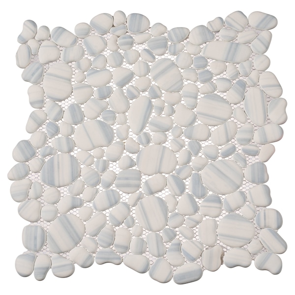 Andova Tiles SAMPLE-Mesa Pebble/Stone Look Glass Mosaic Wall Tile - SAM-ANDMES988