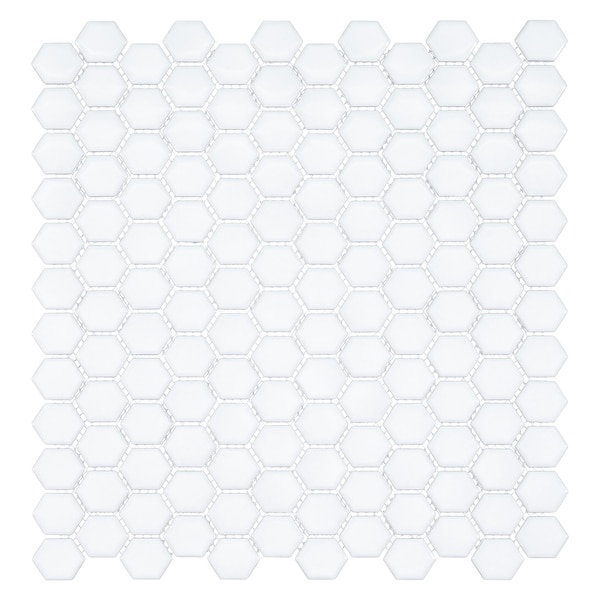 Andova Tiles SAMPLE- 3/4 in. Straight Edge Porcelain Honeycomb Wall & Floor Tile - SAM-ANDSTY833