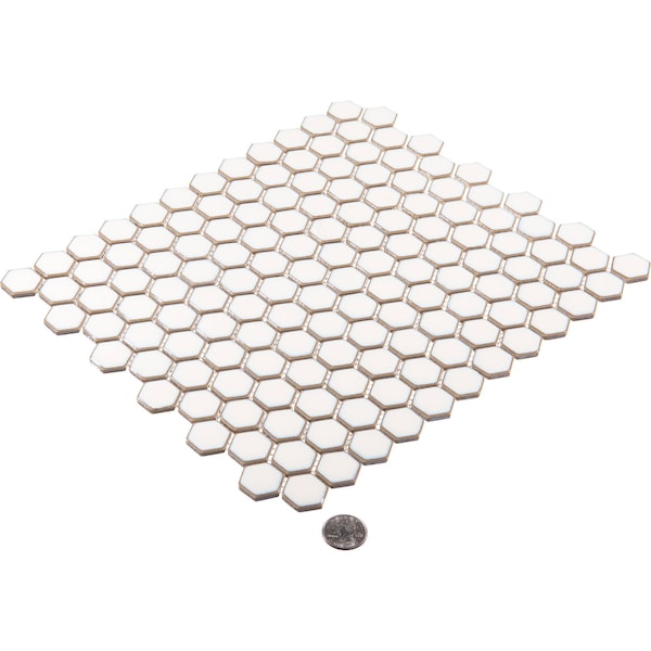Andova Tiles SAMPLE- 3/4 in. Straight Edge Porcelain Honeycomb Wall & Floor Tile - SAM-ANDSTY833