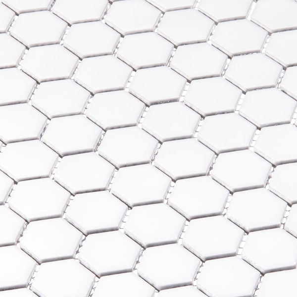 Andova Tiles SAMPLE- 3/4 in. Straight Edge Porcelain Honeycomb Wall & Floor Tile - SAM-ANDSTY833