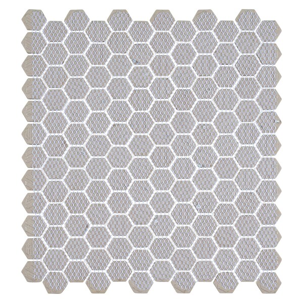 Andova Tiles SAMPLE- 3/4 in. Straight Edge Porcelain Honeycomb Wall & Floor Tile - SAM-ANDSTY833