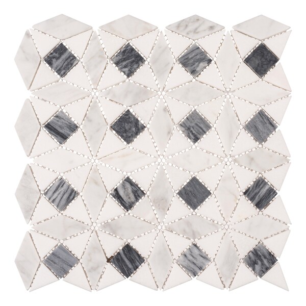 Andova Tiles SAMPLE Cimarron Harbor Luxury Natural Stone Novelty Mosaic Wall  Floor Tile - SAM-ANDCIM108