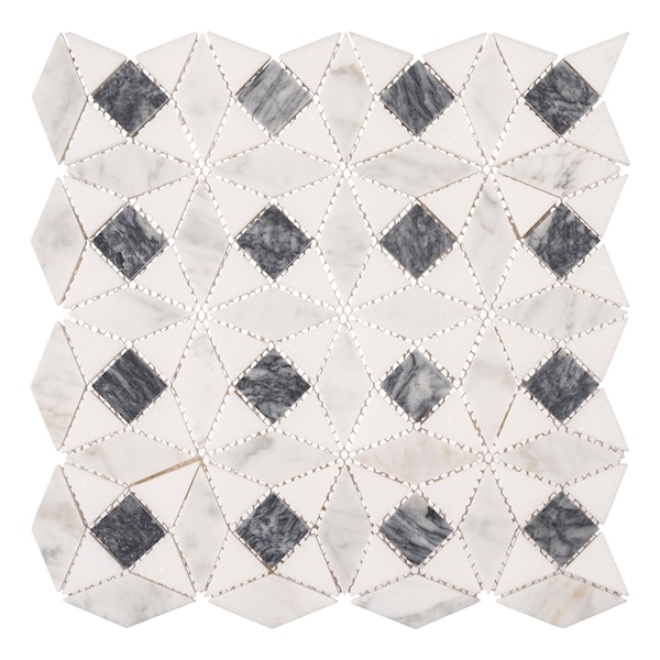 Andova Tiles SAMPLE Cimarron Harbor Luxury Natural Stone Novelty Mosaic Wall  Floor Tile - SAM-ANDCIM108