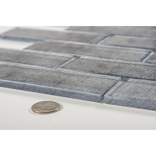 Andova Tiles SAMPLE Migdal 2 x 6 Glass Brick Joint Mosaic Tile - SAM-ANDMIG232