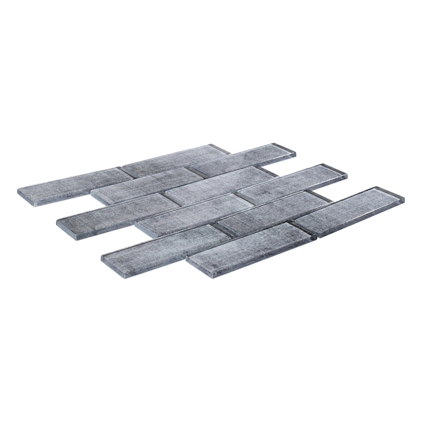 Andova Tiles SAMPLE Migdal 2 x 6 Glass Brick Joint Mosaic Tile - SAM-ANDMIG232