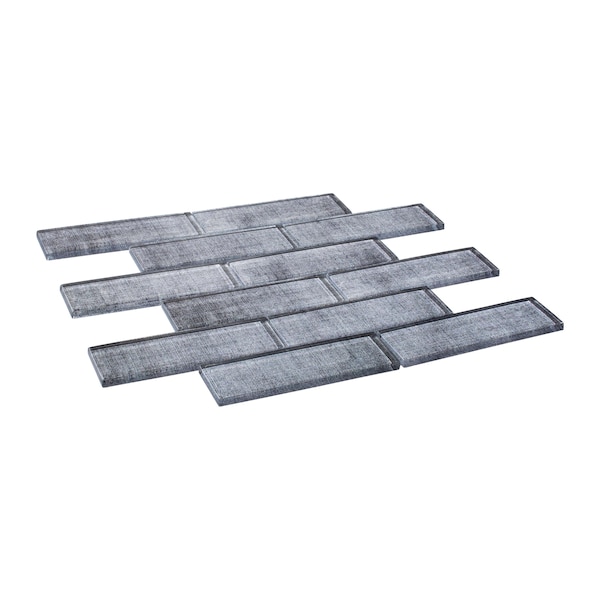 Andova Tiles SAMPLE Migdal 2 x 6 Glass Brick Joint Mosaic Tile - SAM-ANDMIG232