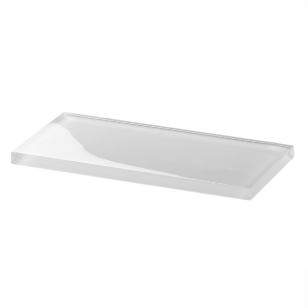 Apollo Tile Sample of 3X6 Soft White Glossy Subway Glass Tile 5 Sq.Ft. - APLA9906636EC98 SAMPLE