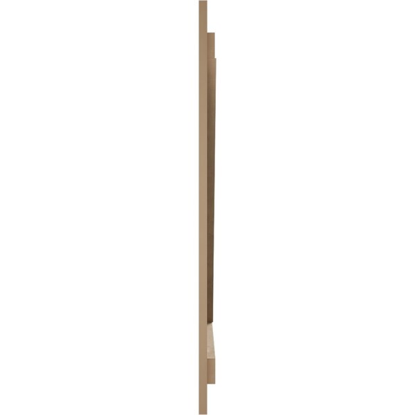 Ekena Millwork Rustic Three Board Joined Board-n-Batten Hand Hewn Faux Wood Shutters w/Z-Board, 16 1/2"W x 88"H - SHUBJZ16X88HHPR