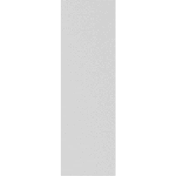 Ekena Millwork True Fit PVC Two Equal Raised Panel Shutters, Unfinished, 15W x 27H, PR - TFP101RPF15X027UN