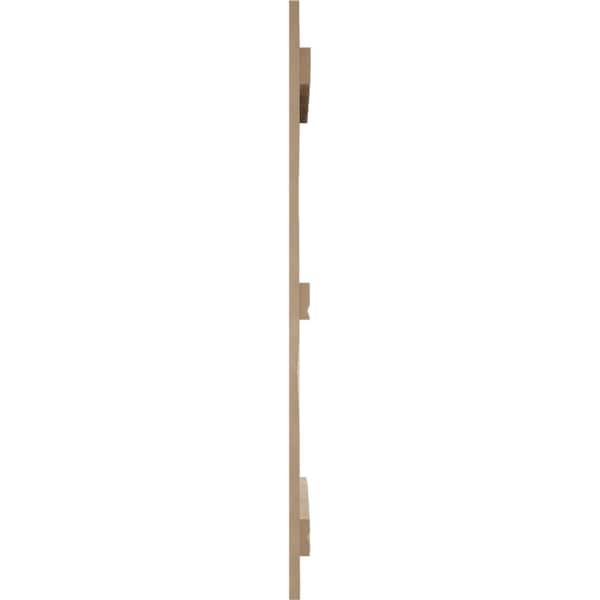 Ekena Millwork Rustic Two Board Spaced Board-n-Batten Riverwood Faux Wood Shutters, 11 1/2W x 58H, PR - SHUBSS11X58RWPR
