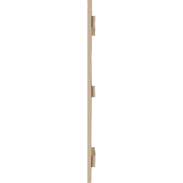 Ekena Millwork Rustic Two Board Spaced Board-n-Batten Riverwood Faux Wood Shutters, 11 1/2W x 58H, PR - SHUBSS11X58RWPR