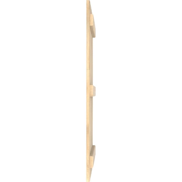 Ekena Millwork Americraft 5-Board (3 Batten) Exterior Real Wood Spaced Board-n-Batten Shutters, ARW401SB519X54UNH, PR - ARW401SB519X54UNH