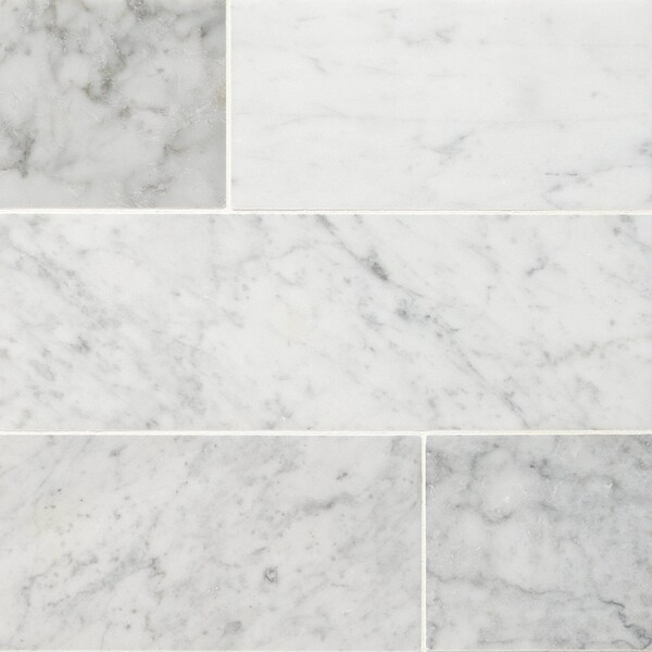 Msi Carrara White SAMPLE Honed Marble Floor And Wall Marble Tile - ZOR-NS-0064-SAM
