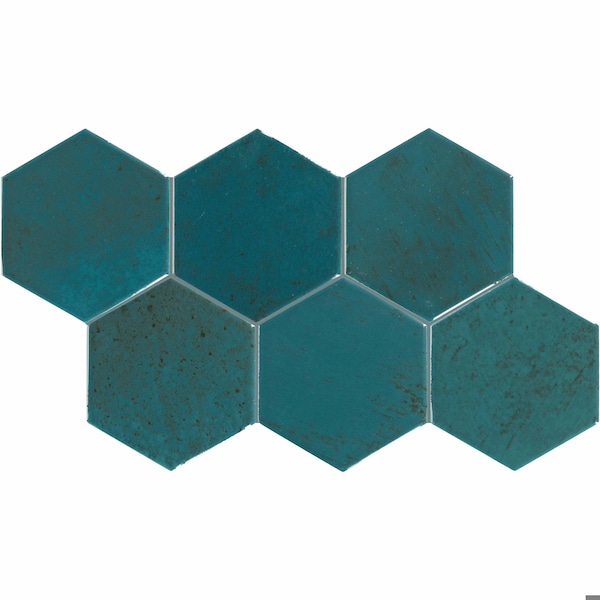 Daltile Mesmerist 4'' Ceramic Hexagon Wall Tile 3.00 SQFT Per Carton, 30PK - MM354HEX1P2