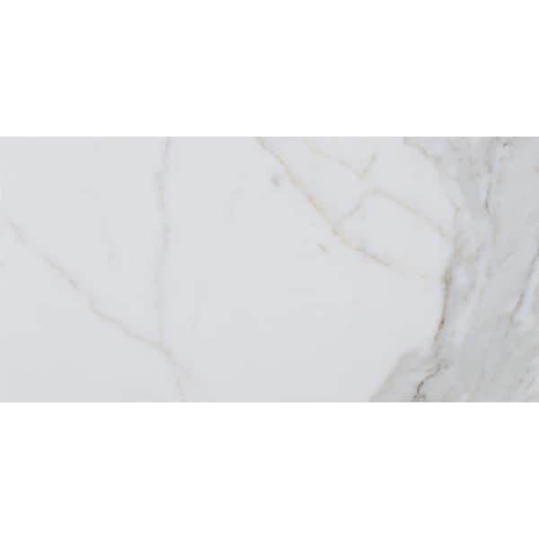 Msi Calacatta Gold 12 In. X 24 In. Polished Marble Floor And Wall Tile, 6PK - ZOR-NS-0050