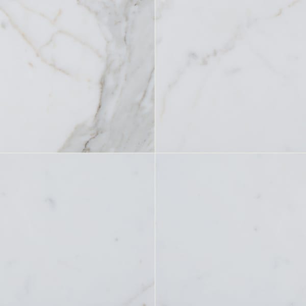 Msi Calacatta Gold 12 In. X 24 In. Polished Marble Floor And Wall Tile, 6PK - ZOR-NS-0050