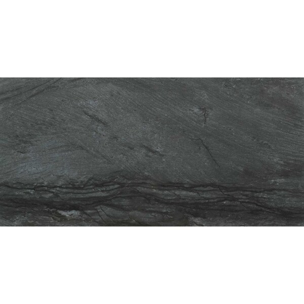 Msi Durban Anthracite 12" X 24" Polished Porcelain Floor And Wall Tile, 8PK - ZOR-PT-0563