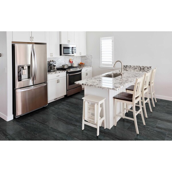 Msi Durban Anthracite 12" X 24" Polished Porcelain Floor And Wall Tile, 8PK - ZOR-PT-0563