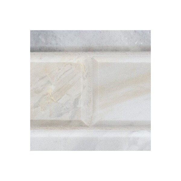 Msi Athena Gold SAMPLE Honed & Beveled Marble Mosaic Tile - ZOR-MD-0386-SAM