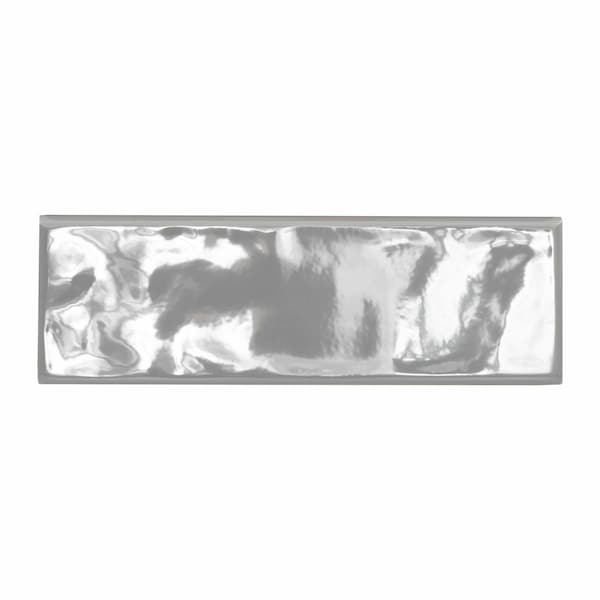 Msi Urbano Graphite Bullnose SAMPLE Glossy Ceramic Wall Tile - ZOR-PT-TR-0184-SAM
