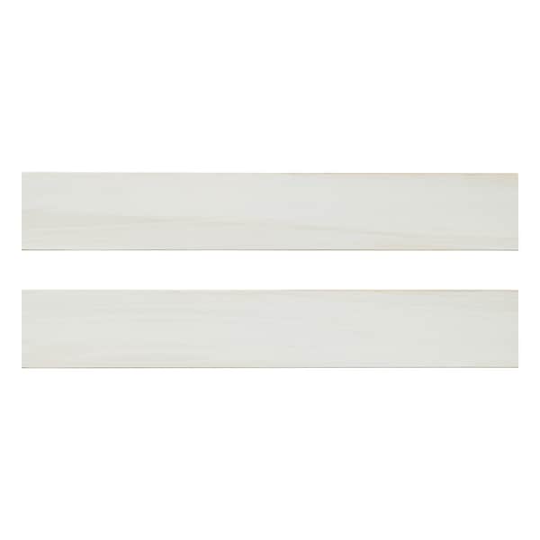 Msi Eden Dolomite SAMPLE Polished Porcelain Bullnose Wall Tile - ZOR-PT-TR-0213-SAM