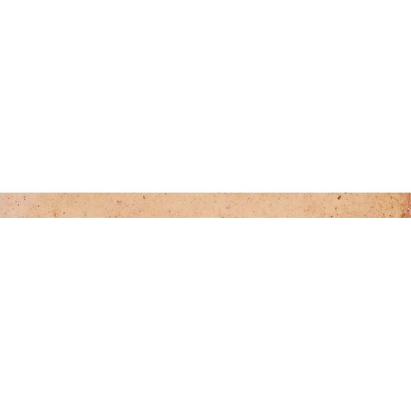 Apollo Tile Antiek 0.47 in. x 7.87 in. Glossy Pink Ceramic Pencil Tile Trims (0.7 sq. ft./case) (10-pack) - MOD88PNKPENA