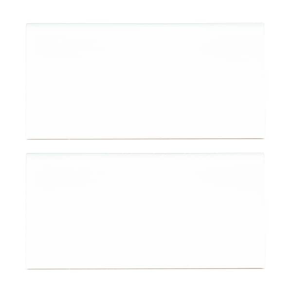 Msi Metro White Bullnose 3'' X 6'' Glossy Ceramic Wall Tile, 20PK - ZOR-PT-TR-0254