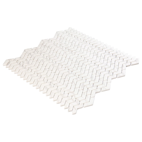 Andova Tiles ANDOVA TILES Sansill 0.5" x 1.5" Glass Herringbone Mosaic Tile - ANDSAN220