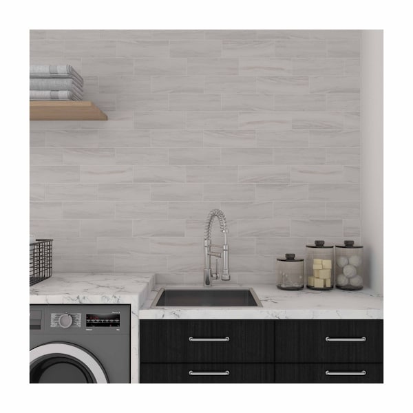 Daltile Core Fundamentals Platinum 4'' x 12'' Wall Tile 10.64 SQFT Per Carton, 28PK - CT75412MOD1P2