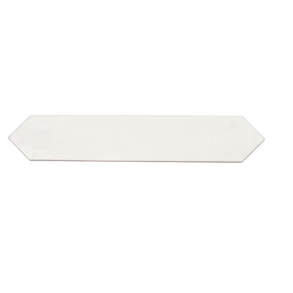 Apollo Tile Festa 1.7 in. x 9.6 in. Matte White Ceramic Picket Wall and Floor Tile 2.37 sq. ft./case, 23PK - APLPCD88WTMA