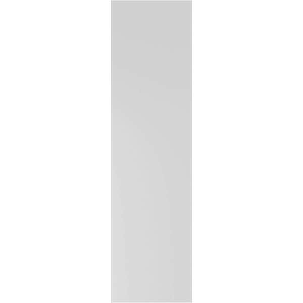 Ekena Millwork True Fit PVC Three Board Joined Board-n-Batten Shutters w/Z-Bar, Hailstorm Gray , 16 1/8W x 80H, PR - TFP102BBF16X080ST