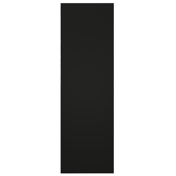 Ekena Millwork True Fit PVC Two Equal Panel Farmhouse Fixed Mount Shutters w/ Z-Bar, Black , 12W x 28H, PR - TFP102FH12X028BL