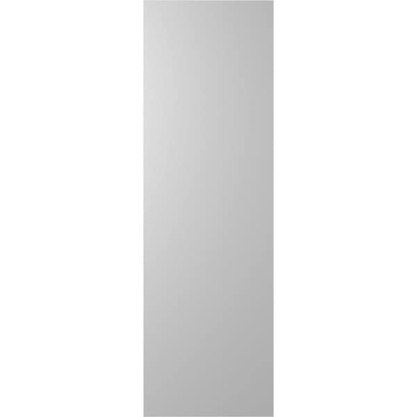 Ekena Millwork 18"W x 44"H True Fit PVC Diagonal Slat Modern Style Fixed Mount Shutters, Primed - TFP001DG18X044PR