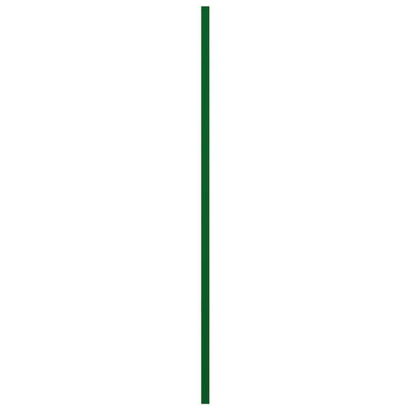 Ekena Millwork True Fit PVC Center Circle Arts & Crafts Fixed Mount Shutters, Viridian Green, 15W x 57H, PR - TFP001AC15X057HG