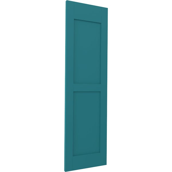 Ekena Millwork Americraft 2 Equal Flat Panel Exterior Real Wood Shutters, RW101FP15X72ANH, PR - RW101FP15X72ANH