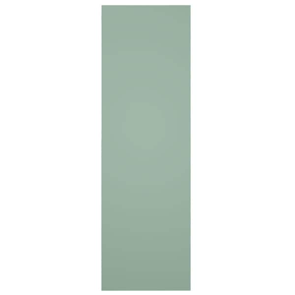 Ekena Millwork True Fit PVC Two Equal Flat Panel Shutters, Seaglass, 12W x 57H, PR - TFP101FPF12X057SG